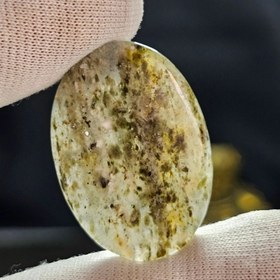 تصویر نگین درشت سنگ طبیعی سان استون کوارتز معدنی کد 36234 