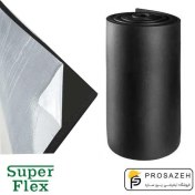 تصویر عایق الاستومری ۹ میلیمتر رولی پشت چسب دار 