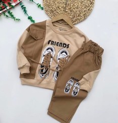 تصویر ست بلوز و شلوار کتونی ۴۰ - رنگ‌قهوه ای / سایز۴۵ 