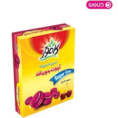 تصویر آبنبات رژیمی آلبالویی کامور 130 گرم 