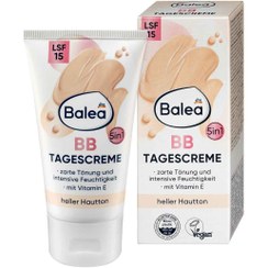 تصویر بی بی کرم رنگ روشن باله آ Balea BB Cream 5in1 ا Balea 5in1 BB Tagescreme LSF 15 heller Hauttyp 50 ml Balea 5in1 BB Tagescreme LSF 15 heller Hauttyp 50 ml