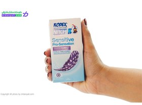 تصویر کاندوم کدکس مدل sensitive pro sensation بسته 12 عددی kodex natural condoms sensitive pro sensation 12pcs