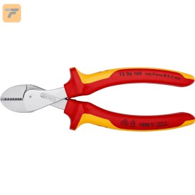 تصویر سیم چین فشار قوی با قدرت اهرم بالا کنیپکس مدل 7306160 سایز 160 میلی متر X-Cut Compact Diagonal Cutter