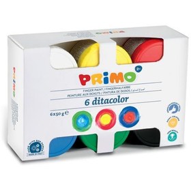 تصویر رنگ انگشتی پریمو 6 رنگ 