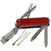 تصویر چاقو ویکتورینوکس VICTORINOX سوئیس اورجینال مدل: نایل کلیپ 580 رد – کد: 0.6463 Nail Clip 580 red 0.6463 