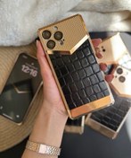 تصویر کاور گوشی اپل مدل iPhone13 طرح چرمی 