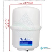 تصویر مخزن تصفیه آب 4 گالن آی تانک Reverse Osmosis Water Storage Tank 4 Gallon iTank