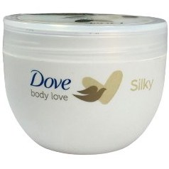 تصویر کرم مرطوب کننده دست و بدن مدل Silky حجم 300میل داو Dove Body Silk Moisturising Cream 300ml