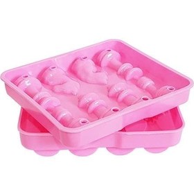 تصویر قالب یخ طرح شطرنج 