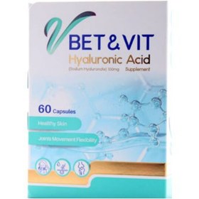 تصویر کپسول بت اند ویت هیالورونیک اسید فاران شیمی 60 عدد Faran Shimi Bet And Vit Hyaluronic Acid 60 Capsules