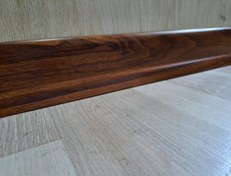 تصویر قرنیز پی وی سی گردویی سایز ۹ سانت 