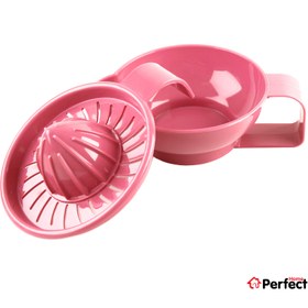 تصویر آبمیوه گیری دستی پلاستیکی-رنگ صورتی تیره 