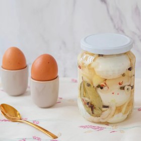 تصویر جا تخم مرغی سرامیک چیبو 4 عددی 