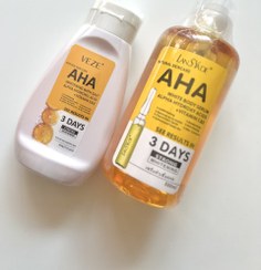 تصویر نمک بدن ویتامین سی و AHA وزه 