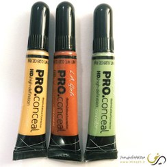 تصویر کانسیلر سبز و نارنجی پرو (L.A Girl Pro Conceal HD Concealer) 