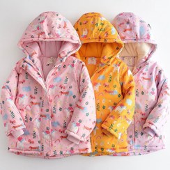 تصویر کاپشن دخترانه روسی طرح یونیکورن 