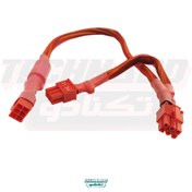 تصویر کابل تبدیل 6 پین برق گرافیک به 2 خروجی (6+2) 