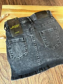 تصویر دامن جین طرح مانگو کد 10022 