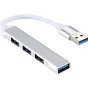 تصویر هاب 4 پورت USB2.0 ایکس پی پروداکت مدل H814 4-port USB2.0 hub, XP Products, model H81