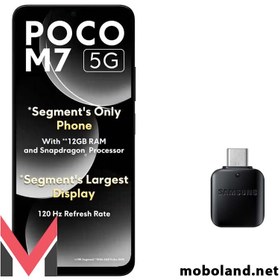 تصویر مبدل OTG Type-C شیائومی مدل Poco M7 