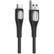 تصویر کابل تبدیل USB به USB-C ریمکس مدل Fast Charge Crystal طول 1 متر 