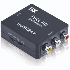 تصویر مبدل HDMI به AV/RCA مدل HD.1 