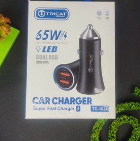 تصویر شارژر فندکی برند تریکت مدل TC-1024 - سیلور TC-1024 brand lighter charger