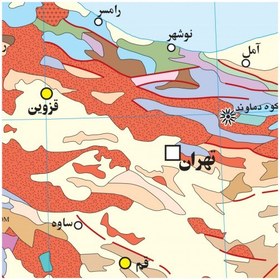 تصویر نقشه زمین شناسی ایران 