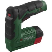 تصویر میخ کوب و منگنه کوب شارژی پارکساید Parkside akkue tacker 4v 