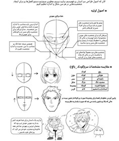 تصویر pdf آموزش طراحی مانگا به زبان فارسی - جلد اول 