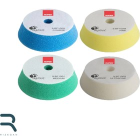 تصویر پد پولیش زبر اوربیتال آبی 80 میلیمتری روپس مدل Rupes D-A Coarse Foam Pad 9.BF100H 