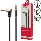 تصویر کابل AUX تسکو مدل TC AU7 طول 1.5 متر Tesco AUX cable model TC AU7 length 1.5 meters