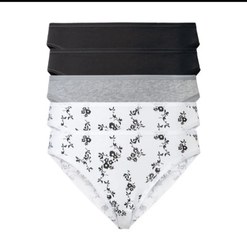 تصویر پک ۵ عددی شورت زنانه اسمارا (Esmara) - مدل مینی اسلیپ گیاهی 