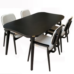تصویر میز و صندلی ناهار خوری شرکت اسپرسان چوب مدل sm113 - 4 