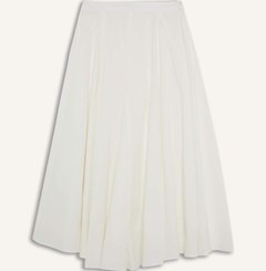 تصویر دامن ماکسی زنانه سفید دفکتو 