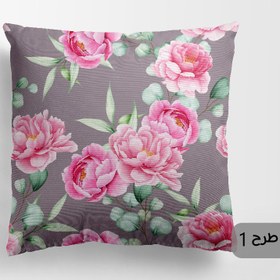 تصویر کوسن کد K410 گلدار