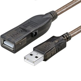 تصویر کابل افزایش طول 30 متری usb دیتک مدل DTECH DT-5043 USB Extension Cable 30 Meter 