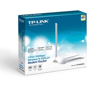 تصویر مودم روتر +ADSL2 تی پی-لینک مدل TD-W8151N 