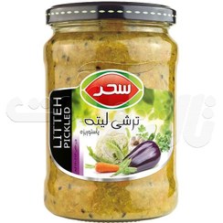 تصویر ترشی لیته شیشه 640 گرم سحر 