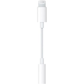 تصویر تبدیل Lightning به جک صوتی اپل مدل Iphone 11Pro Max ا Apple Lightning to Headphone Jack Adapter Apple Lightning to Headphone Jack Adapter