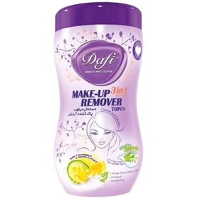 تصویر دستمال مرطوب پاک کننده آرایش 70 برگی دافی ا Dafi makeup remover Wips Dafi makeup remover Wips