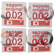 تصویر کاندوم مدل نرمال بسته 4 عددی ساگامی Sagami Normal Condom 4Pcs