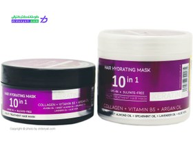 تصویر دتیان ماسک موی آبرسان مناسب انواع مو (بدون نیاز به آبکشی) Detian Hair Hydrating Mask 10 In 1