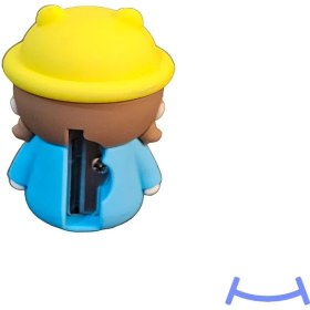 تصویر تراش طرح دختر کلاه زرد 