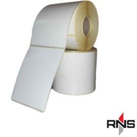 تصویر لیبل کاغذی تک ردیفه سایز ۹۵×۱۲۵ میلی متر ۵۰۰ عددی 