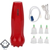 تصویر بادکش برقی Xidefeng مدل DF-665 با ۶ لیوانه 