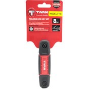 تصویر آچار آلن شش گوش تیوان مدل YP-FH8-8PC مجموعه 8 عددی 