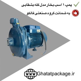 تصویر پمپ آب یک اسب کله بشقابی فالکو 1HP water pump FALCO