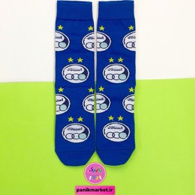 تصویر جوراب ساقدار تیم فوتبال استقلال 