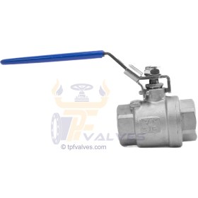 تصویر شیر گازی دوتکه نیپون استیل 304 سایز 3/4 اینچ 